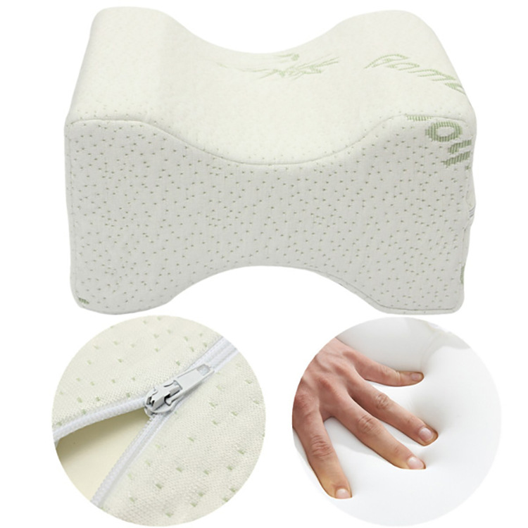 Memory Foam Knee Leg Pillow Bed Cushion Wedge Pressure Relief Sleep Support Aid
