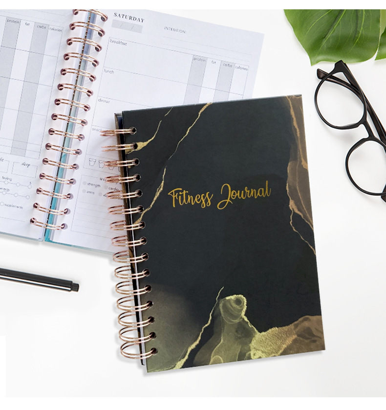 Fitness schedule book customized notepad