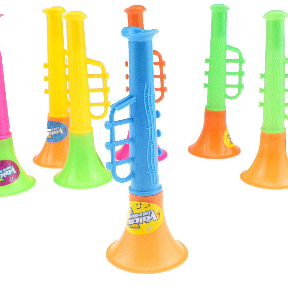 11CM multicolor mini plastic trumpet