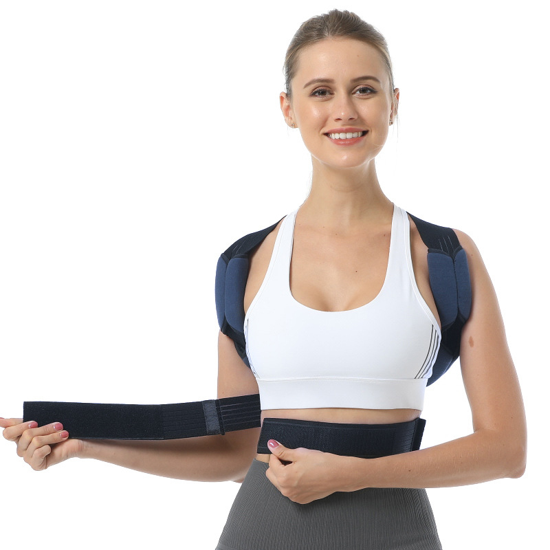 Posture corrector clavicle fixation belt sitting posture back support posture correction belt