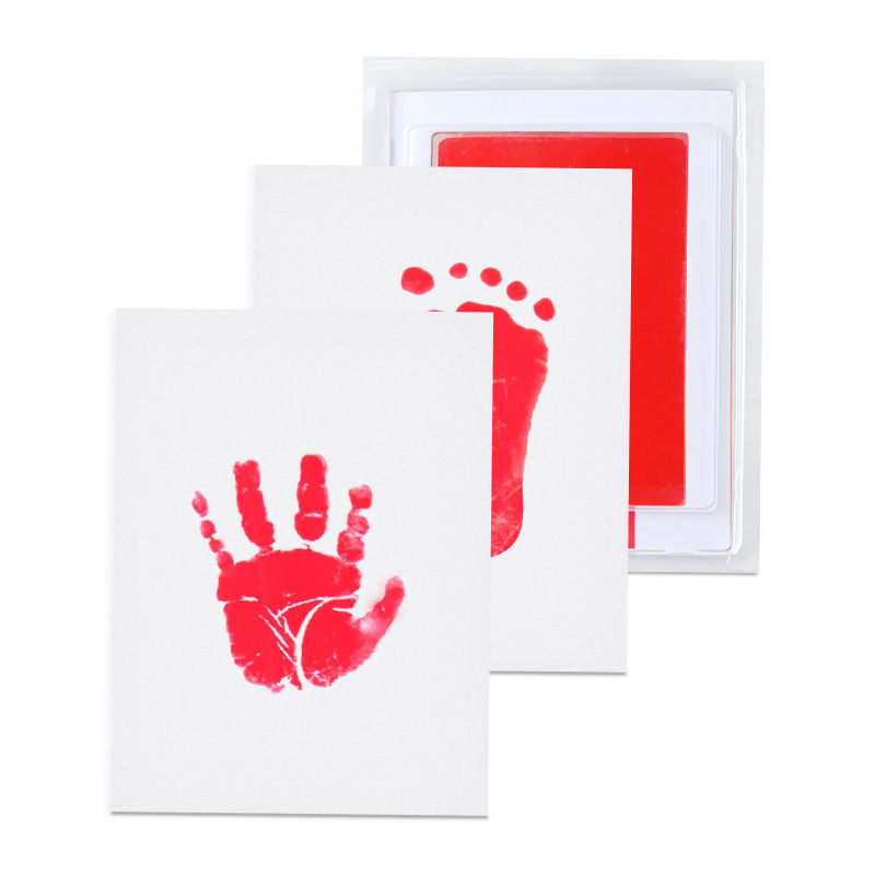 No-wash, non-toxic special ink pad for baby hand and foot prints