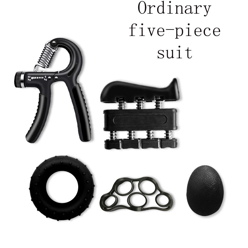 Adjustable Grip Device Silicone Grip Ring 5-piece Fitness Set