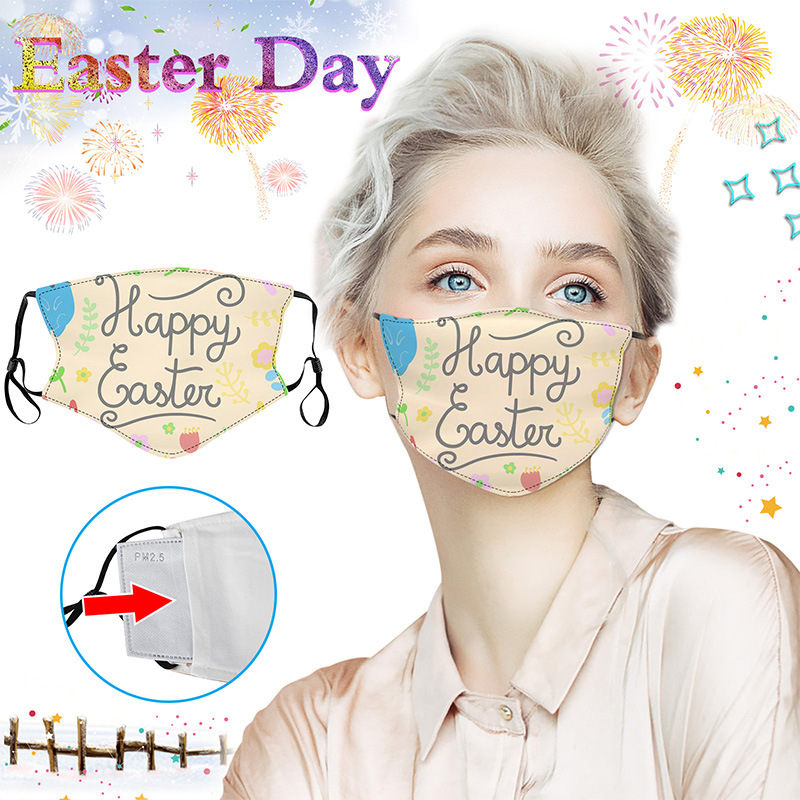 Personalized printed cotton dustproof and washable mask