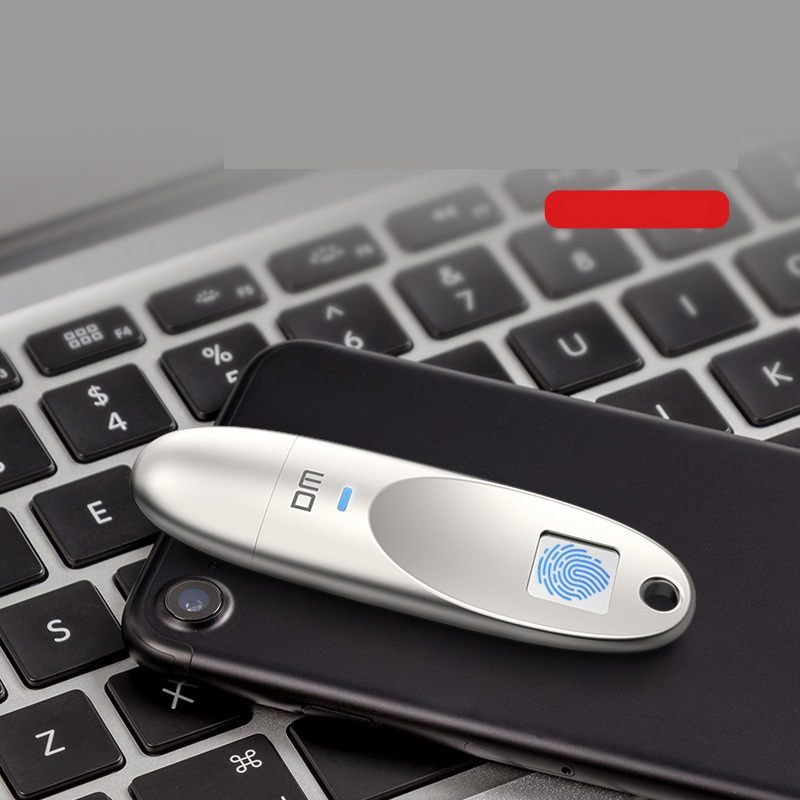 Fingerprint Encryption USB Flash Drive Metal 3.0 High Speed Fingerprint Identification Read Data Business Password USB Flash Drive