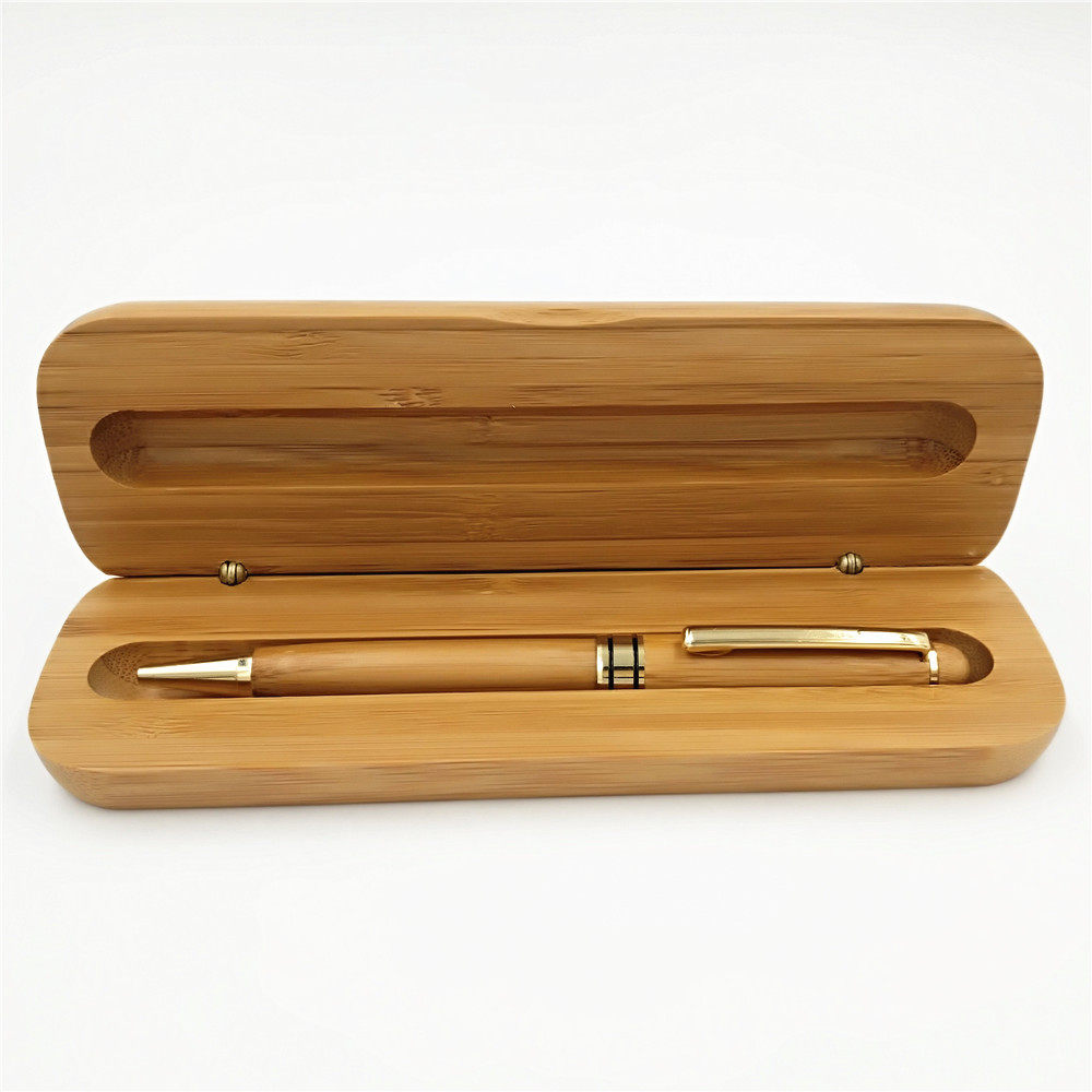 Bamboo pen bamboo pen pen ball pen lettering LOGO customer gift hard pen neutral bamboo pen