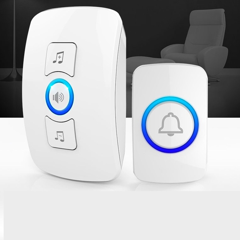 Wireless home doorbell remote AC remote control electronic senile caller