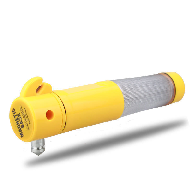 Car Auto LED Torch Flashlight Emergency Safety Hammer Belt Cutter Escape Tools