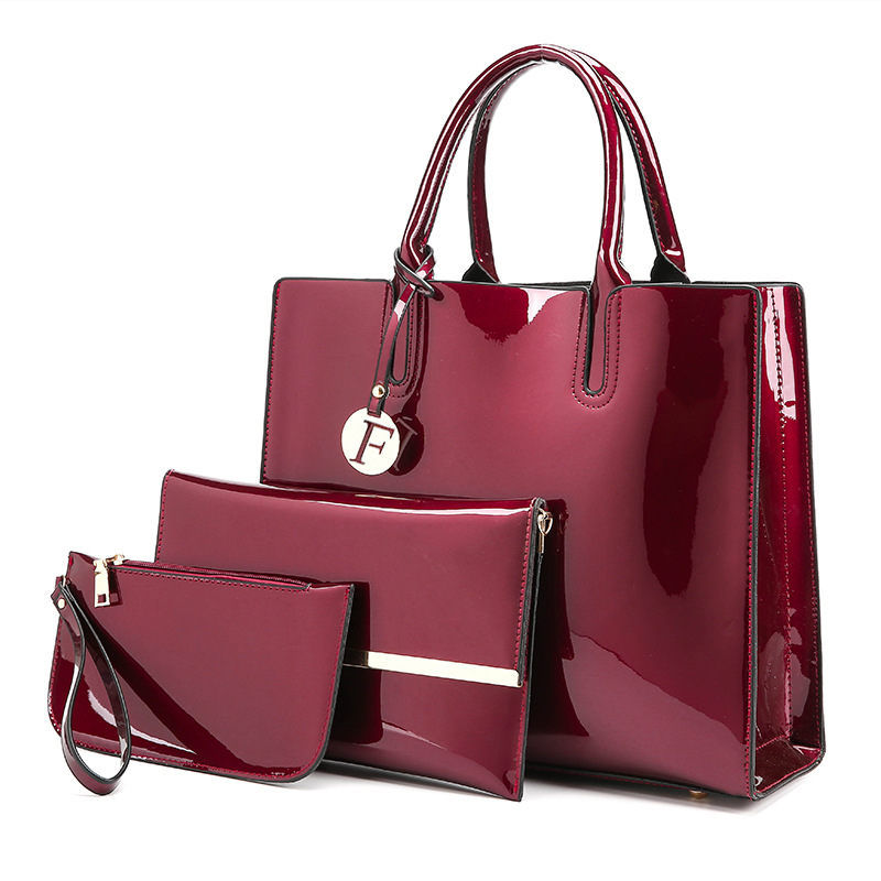 3 Sets Leather Handbags