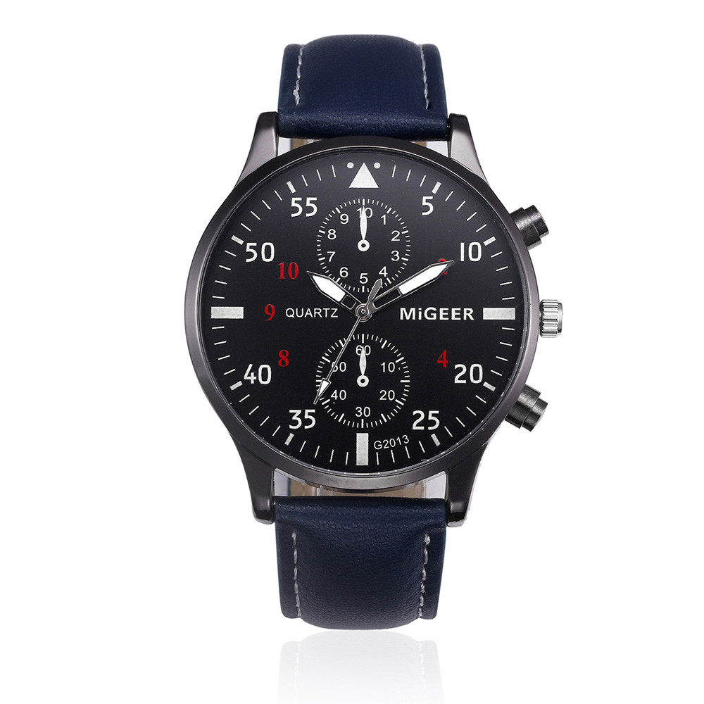 Retro Design Leather Band Watches Men Top Brand Relogio Masculino 2022 NEW Mens Sports Clock Analog Quartz Wrist Watches