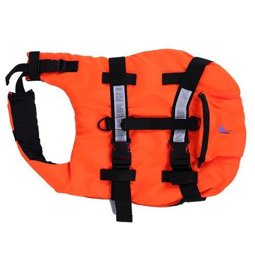 Lifejacket for dogs L Orange