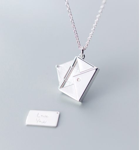 Customize 6 Letters Available Laser Engraving 925 Sterling Silver Pendant Necklace