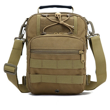 Camouflage Outdoor Sports Mountaineering Backpack Large Capacity Multifunctional Diagonal Canvas Bag Men's Shoulder Bag