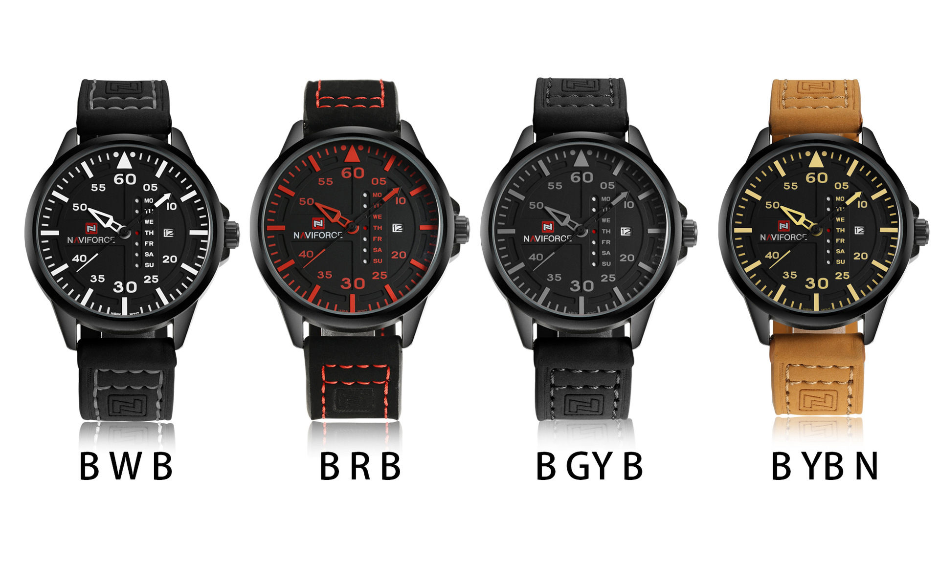Men Sports Watches Men's Quartz Date Clock Man Leather Army Military Wrist Watch Relogio Masculino