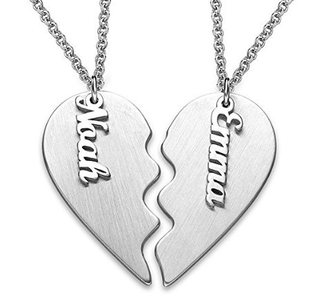 S925 pure silver love 1-2 couples jewelry personalized name customized necklace