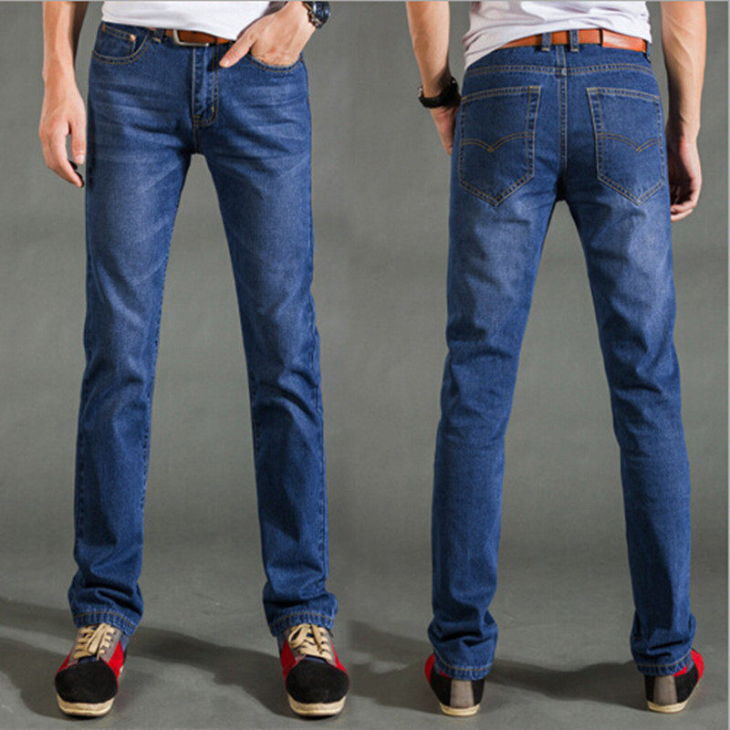 Buy quality Men's Denim Long Pants Trendy Men's Denim StraightLeg