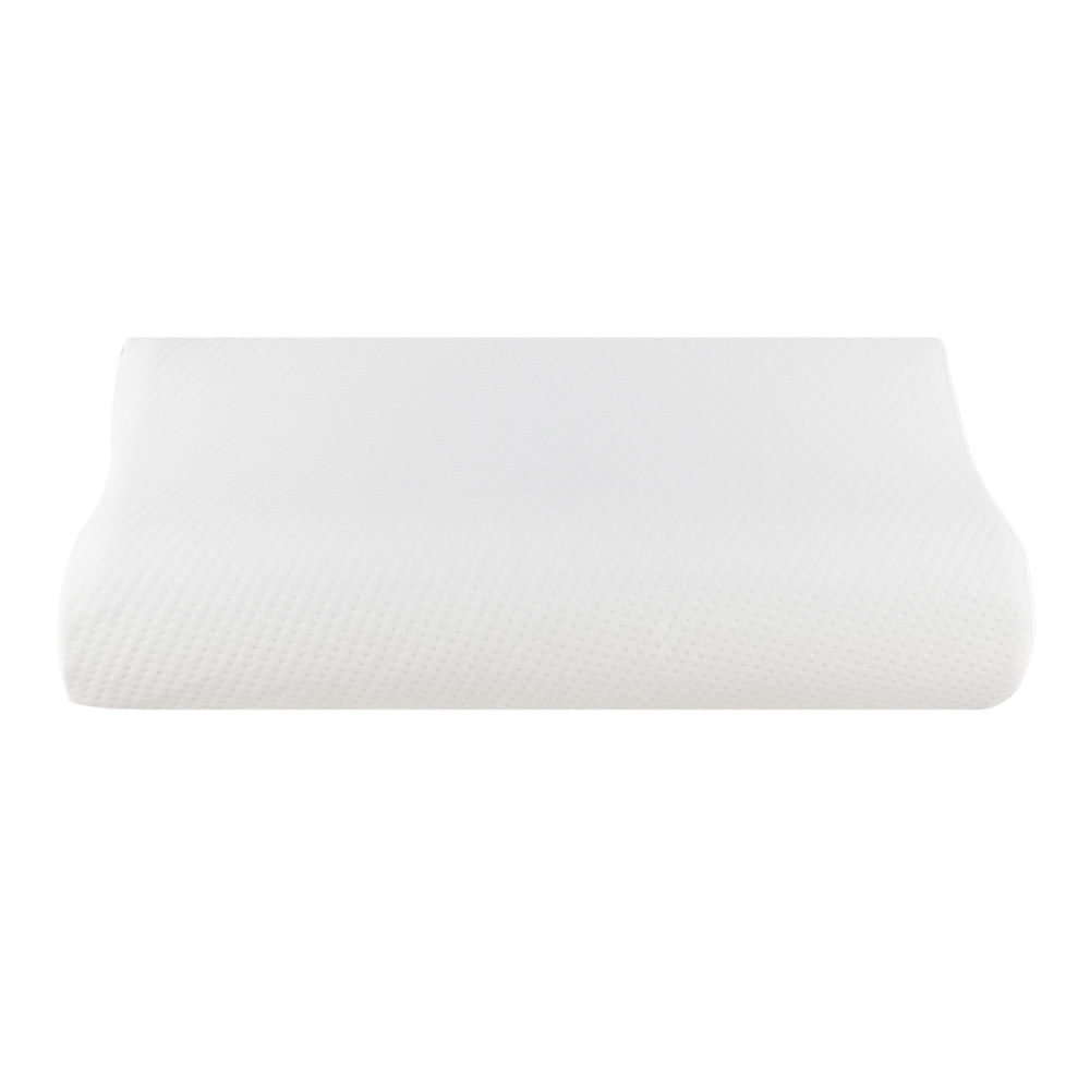 19.7x11.8x3/4" Memory Cotton High And Low Profile Pillow