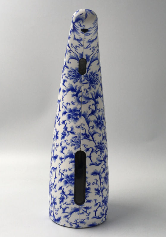 Automatic Induction Soap Dispenser, Soap Dispenser, National Chinese Style Blue And White Porcelain Pattern Soap Dispenser