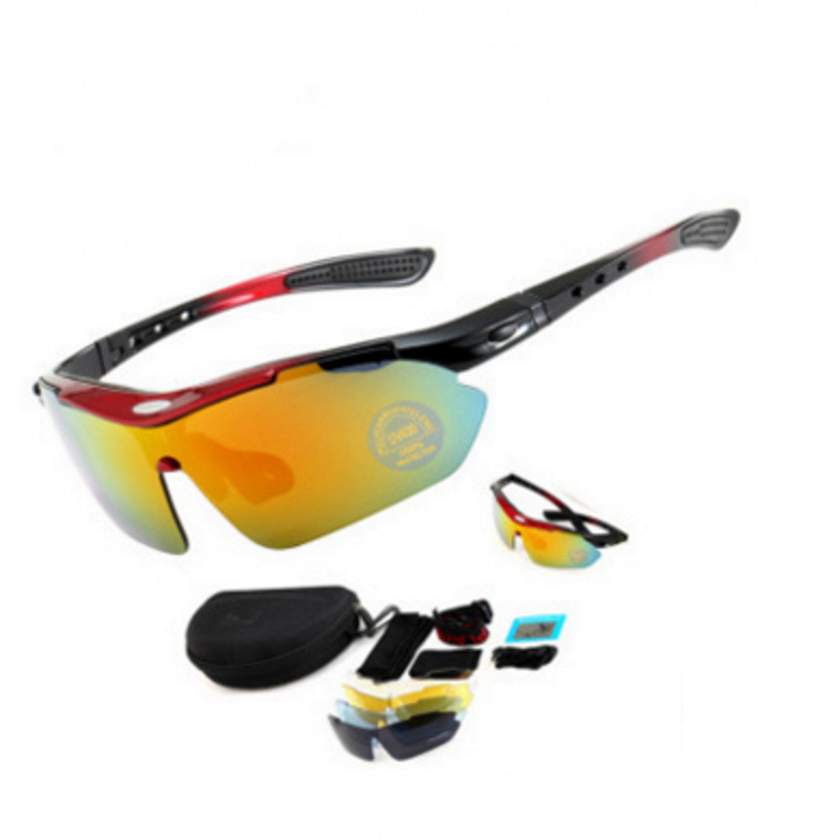 RockBros Polarized Cycling Sun Glasses Outdoor Sports Bicycle Glasses Men Women Bike Sunglasses 29g Goggles Eyewear 5 Lens