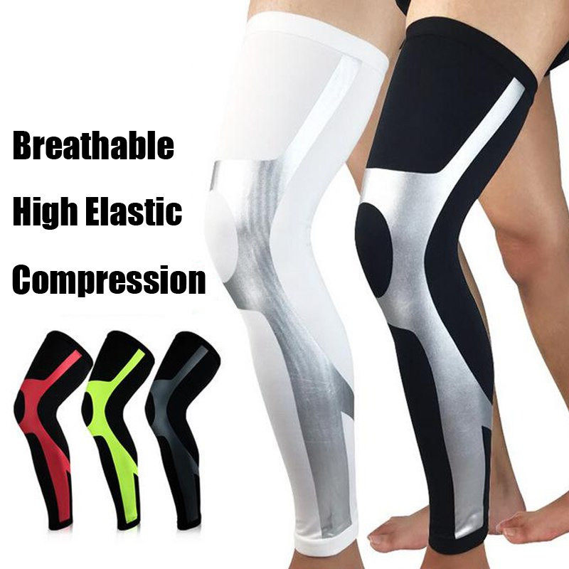 Unisex Compression Cycling Leg Warmer Leggings Running Tights Sport Leg Sleeve Soccer Basketball Knee Pad Football Shinguard