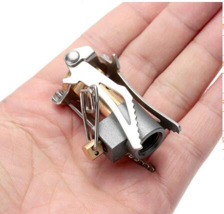 Portable Folding Mini Camping Stove Outdoor Gas Stove Survival Furnace Stove 3000W Pocket Picnic Cooking Gas