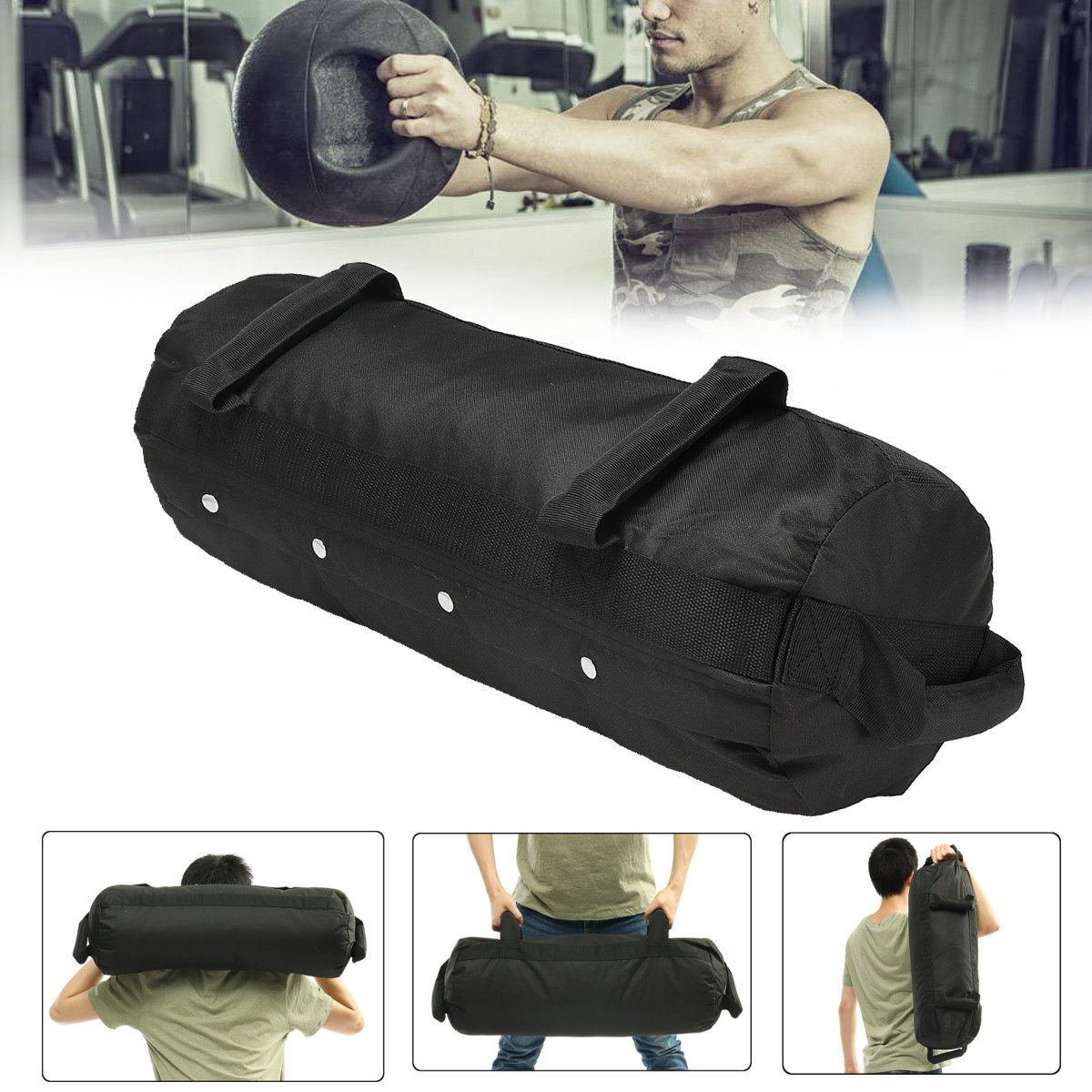 Adjustable Weightlifting Sandbag Fitness Muscle Training Weight Bag Exercise Tools
