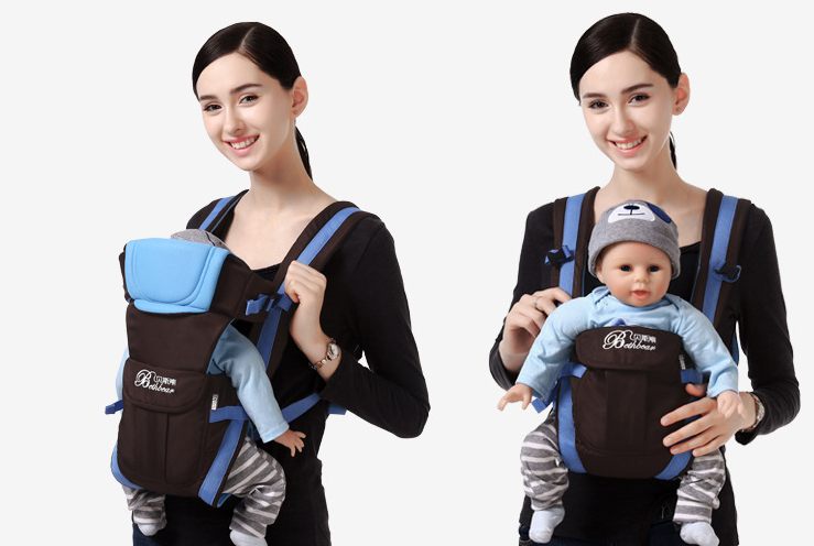 Double Shoulder Baby Carriers Mother and Child Travel Supplies