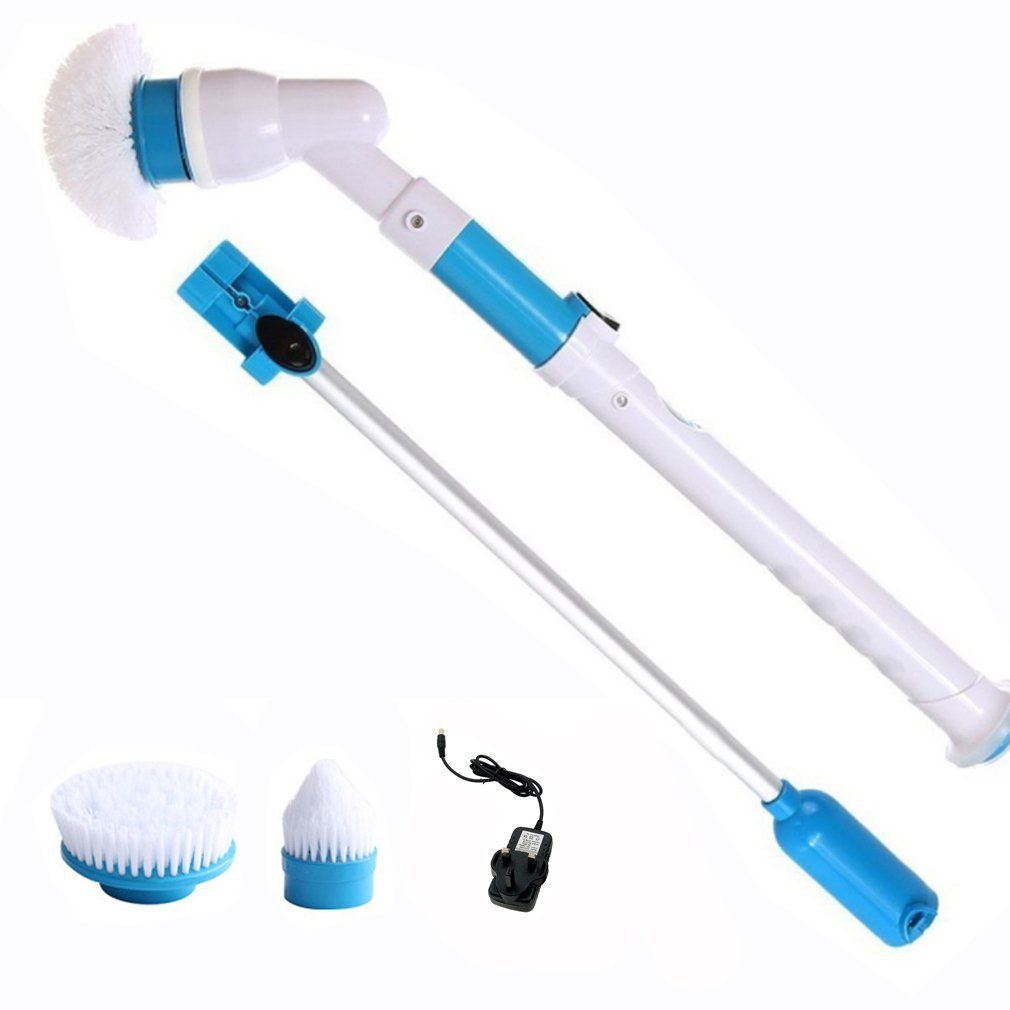 Buy quality Cordless Electric Cleaning Brush, Retractable Tile Brush, Rechargeable Cleaning
