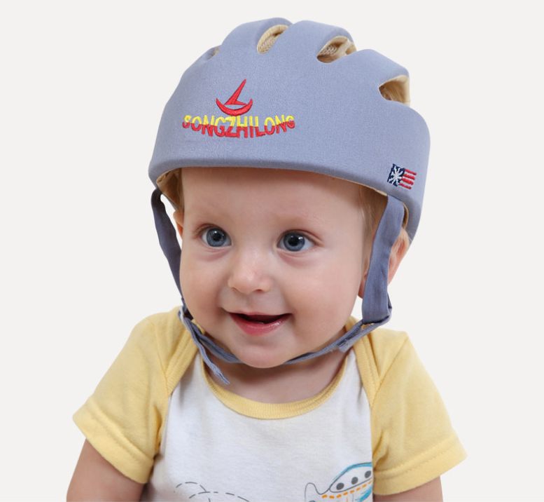 Baby Safety Helmet Toddler Headguard Hat Protective Infants Soft Cap Adjustable for Crawl Walking Running Outdoor Playing