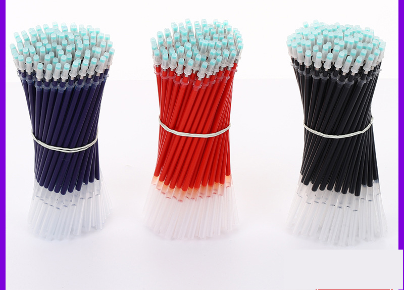 Student 0.5mm Gel Pen Refill Parts Red, Blue And Black Gel Pen Refill Stationery Wholesale In Stock