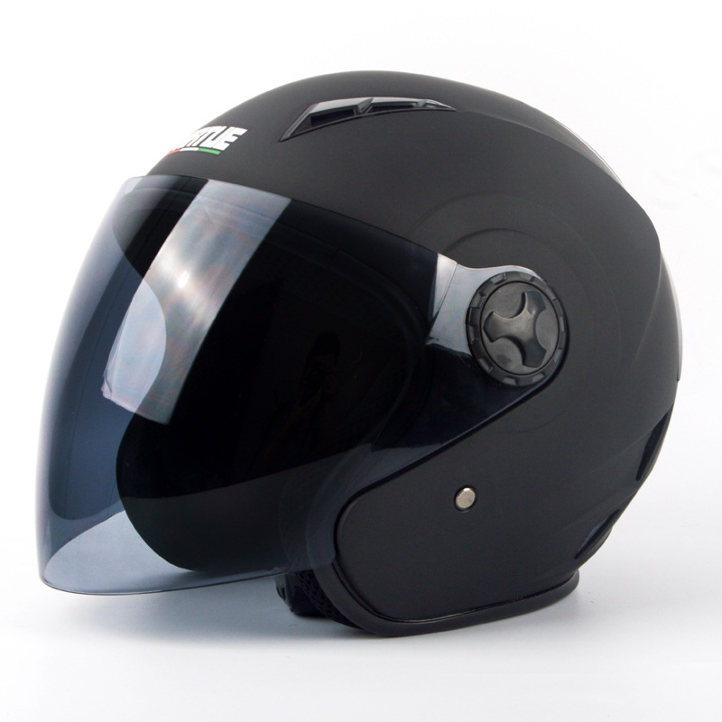 Electric Vehicle Helmet Men And Women Four Seasons Half Helmet 3/4 Retro Helmet Motorcycle Pedal Helmet