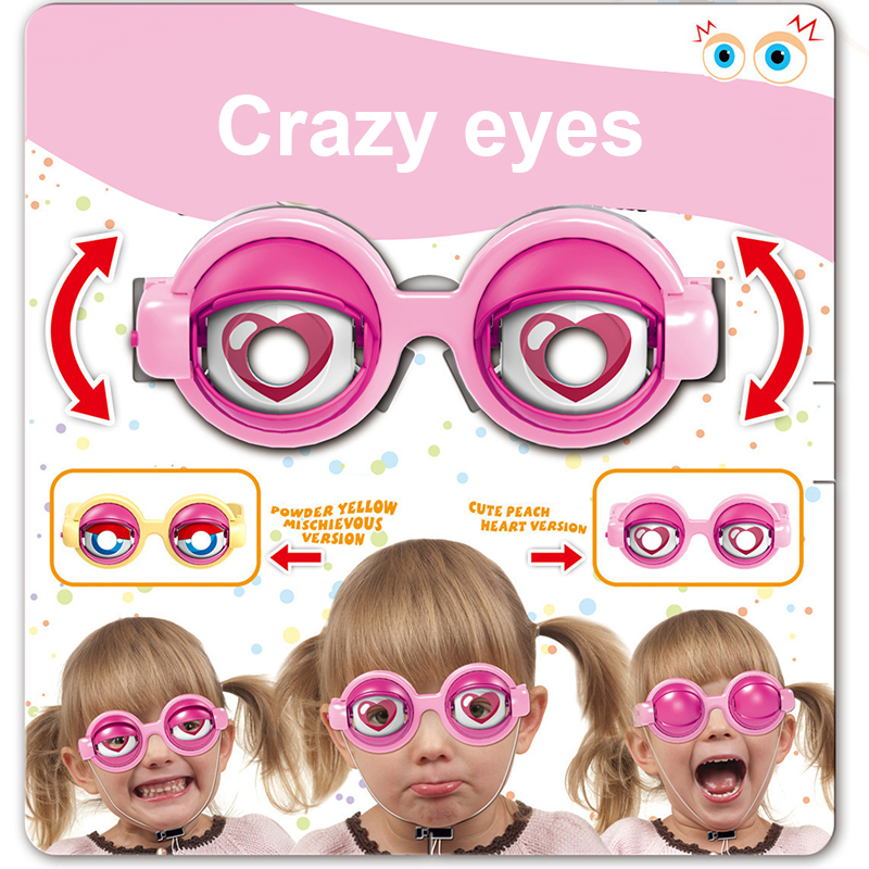 Children Funny Crazy Eyes Fun Party Funny Toys New Strange Tricky Toys Crazy Glasses