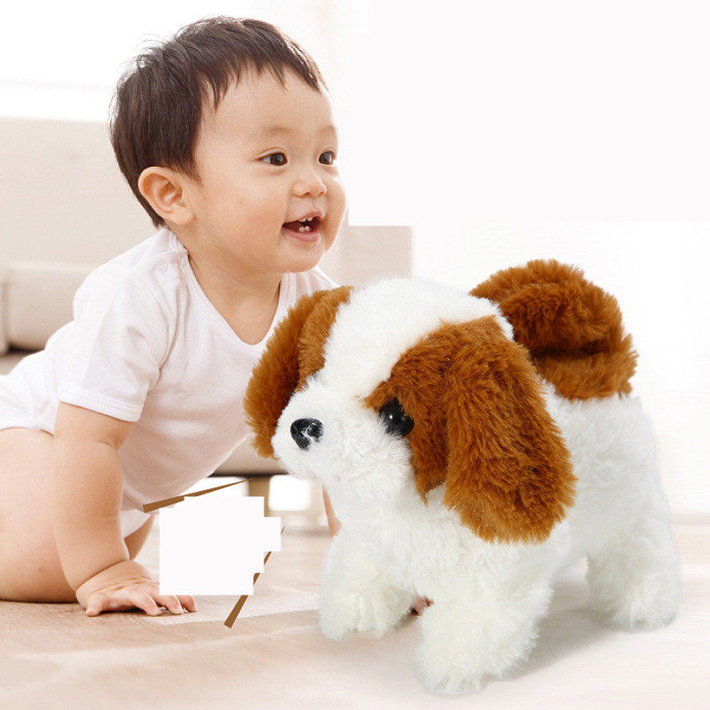 Children's Electric Animal Plush Toys Corgi Teddy Bunny