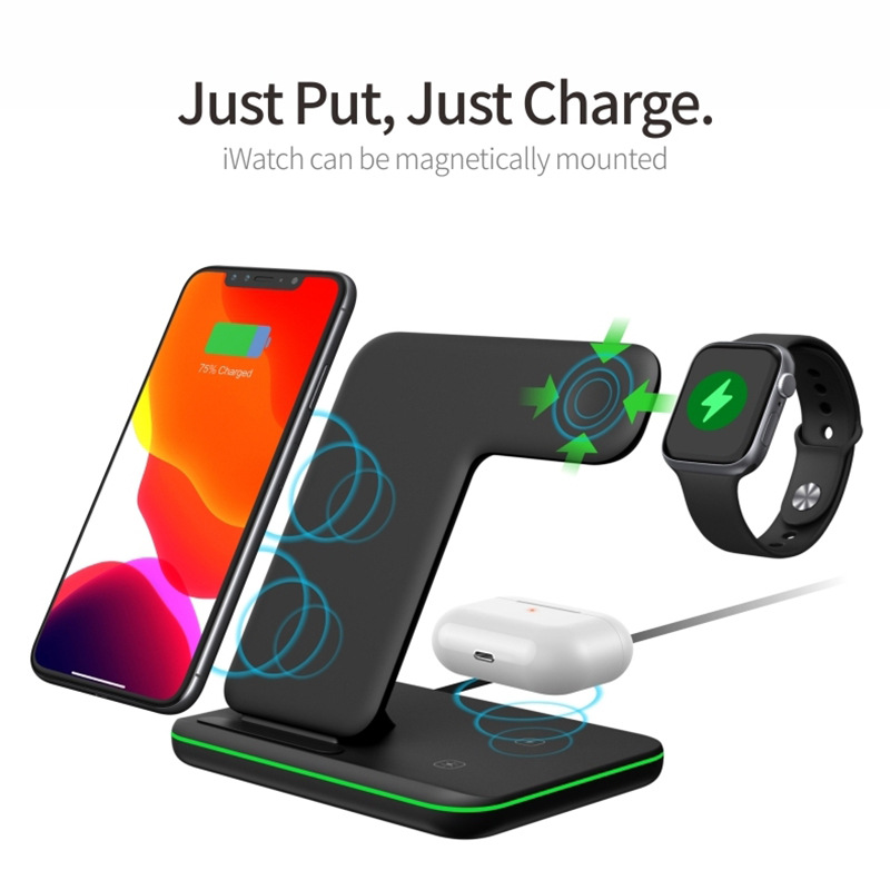 Three-in-one Bracket Wireless Charger Mobile Phone Wireless Charger