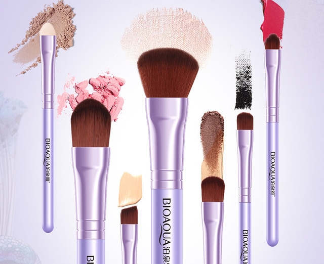 7Pcs Makeup Brushes Set Foundation Brush Kit Cosmetic Tools