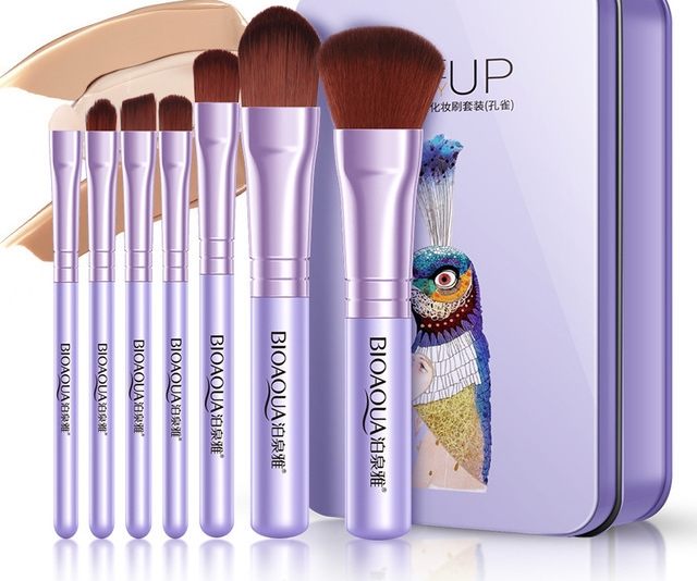 7Pcs Makeup Brushes Set Foundation Brush Kit Cosmetic Tools