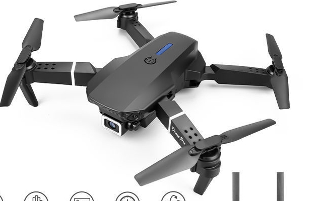 Model Drone 4k High-definition Dual-camera Aerial Camera Four-axis Folding Remote Control Aircraft