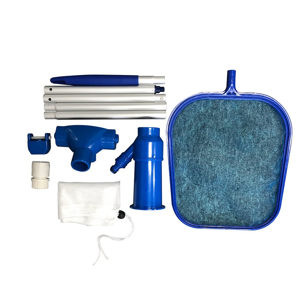 Swimming Pool Cleaning Vacuum Cleaner With Rod Jet Vacuum Suction Pool Head With Shallow Water Leaf Net