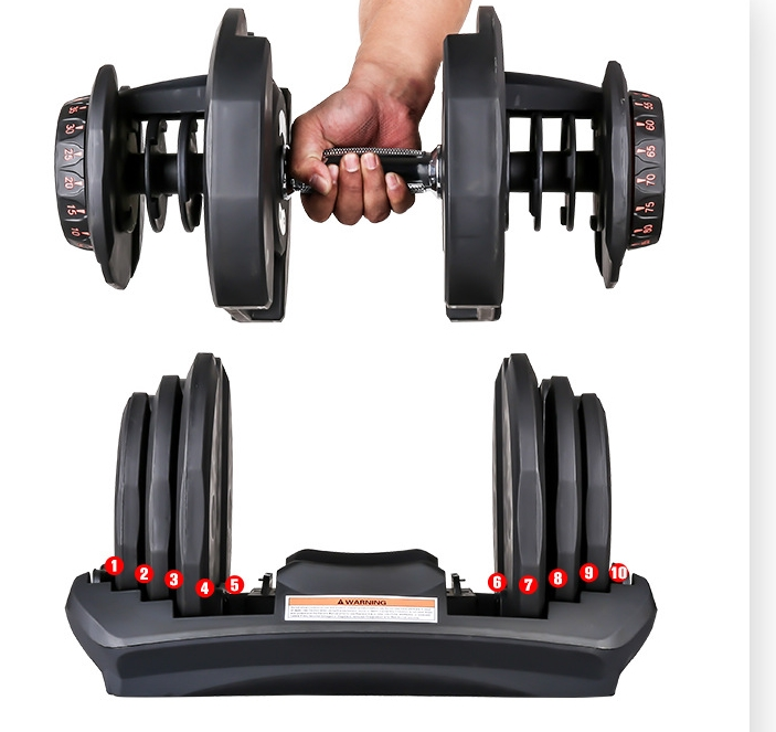 40 Kg Fast Adjustable Dumbbell Men's Home Fitness Equipment For Strength Training