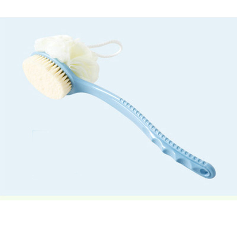 Bathing brush with long handle and soft hair