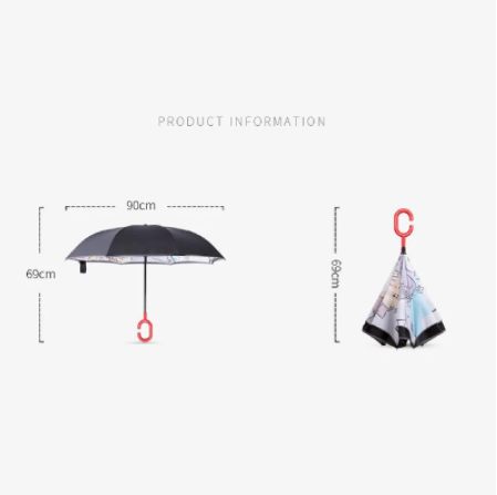 Manufacturer-generation Light-emitting Reverse Umbrella Double-layer Cartoon Kid Umbrella Rain Or Shine Dual-use Children's Umbrella