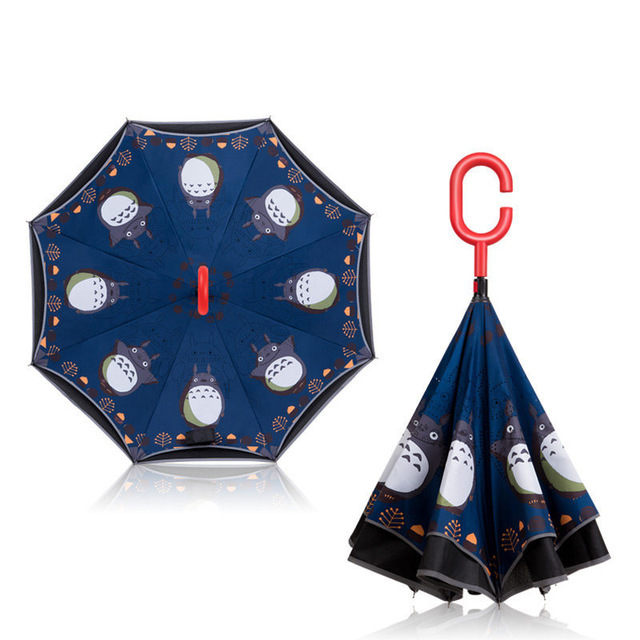 Manufacturer-generation Light-emitting Reverse Umbrella Double-layer Cartoon Kid Umbrella Rain Or Shine Dual-use Children's Umbrella