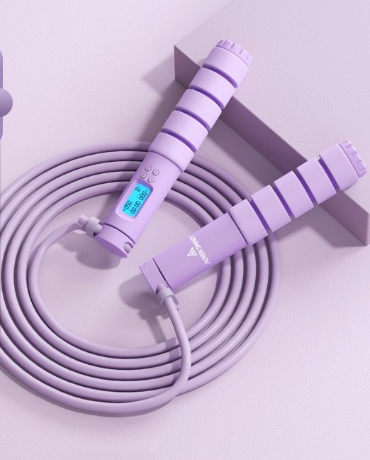 Violet smart electronic counting adult fitness skipping rope