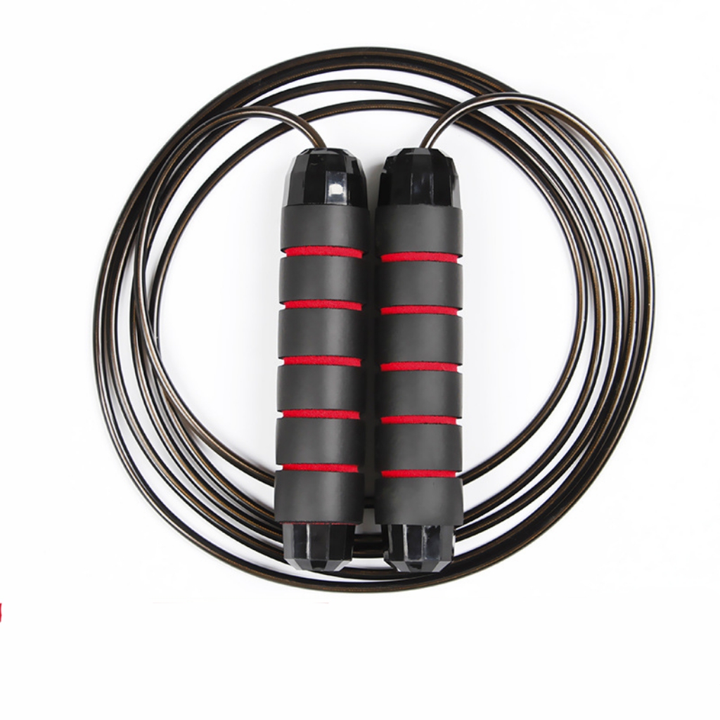 Load-bearing wire skipping rope