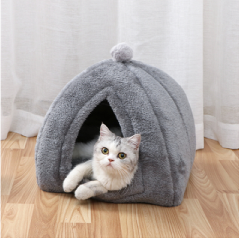 Warm Cat House Closed Folding Pet House