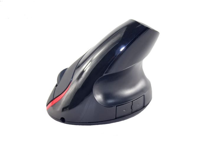Wireless vertical vertical rechargeable battery mouse ergonomic grip mouse