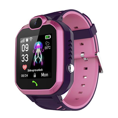 Child smart watch touch screen camera positioning