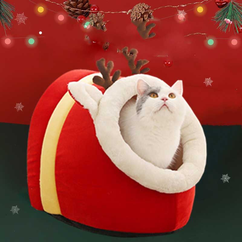 Warm Cotton Christmas Igloo Pet Nest Mat Warm Cotton Christmas Igloo Pet Nest Mat