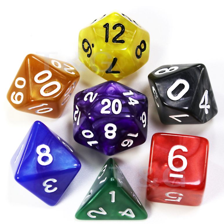 Multi-sided Dice Running Group COC Board Game DND Game Accessories Props Dice 4 Sides 6 Sides 8 Sides 10 Sides 12 Sides 20 Sides