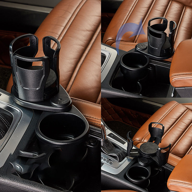 Foreign Trade Explosion Model Multifunctional Car Water Cup Holder Carbon Fiber Modified Coaster Ashtray Car Cup Holder Drink Holder