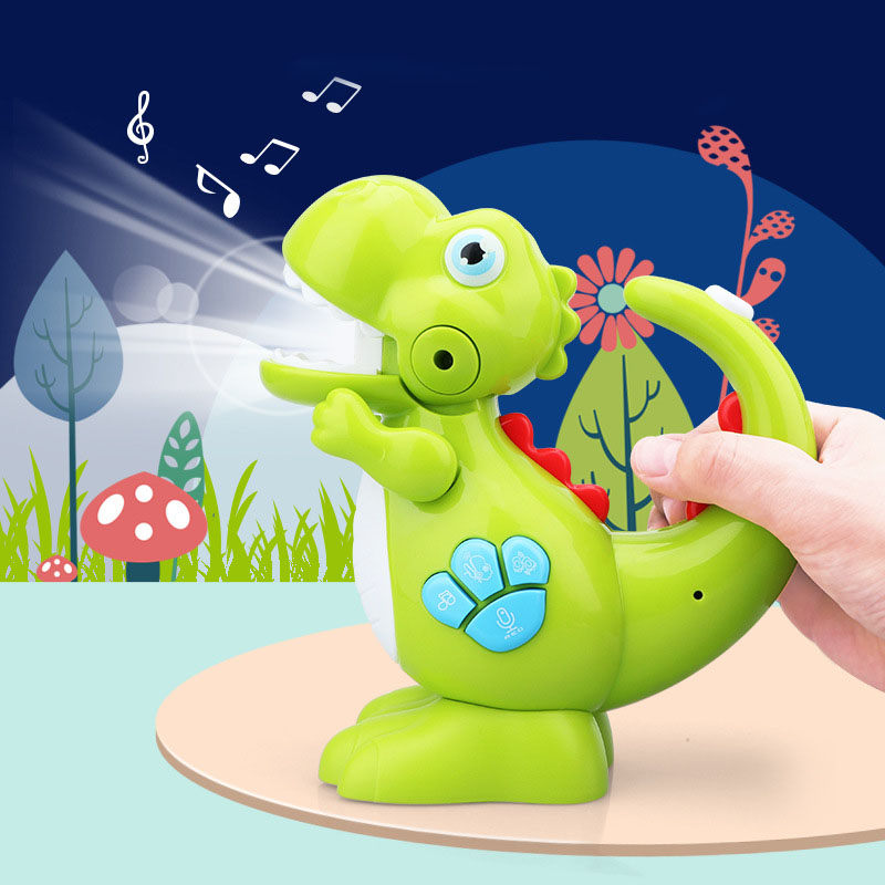 Kaichi Kai Chi Puzzle Children's Dinosaur Toy Simulation Animal Sound And Light Music Baby Night Market Stall Supply